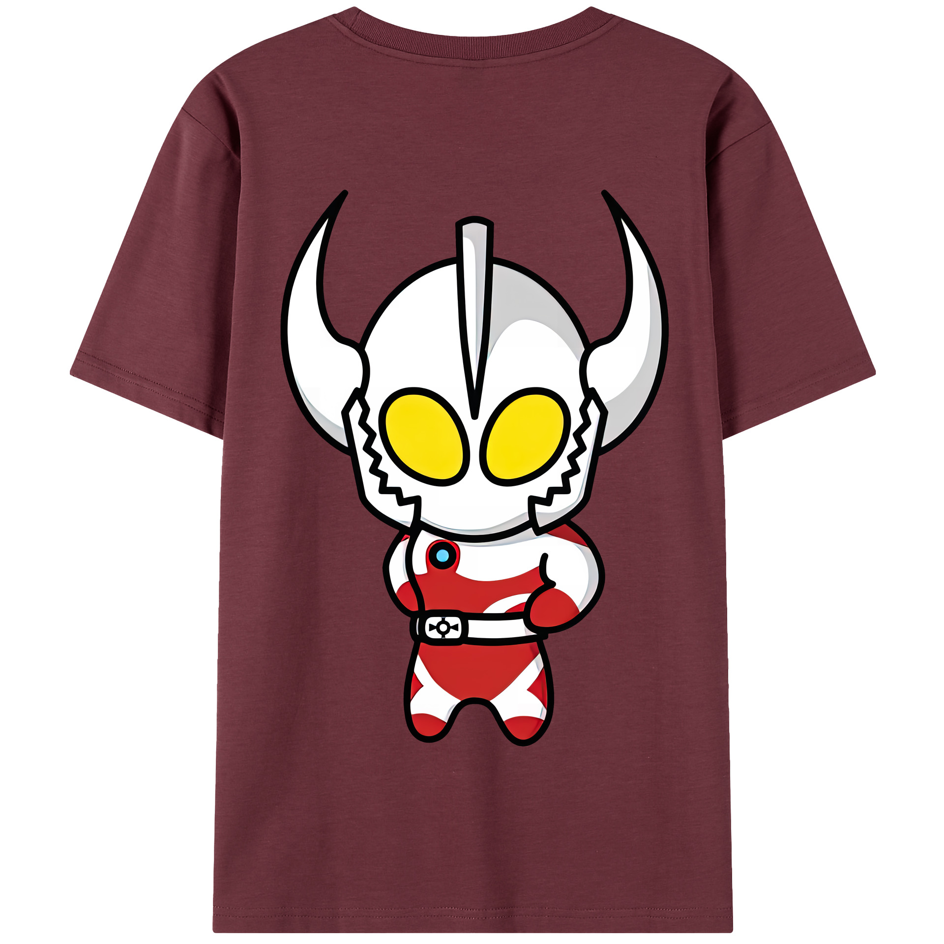 （画像用） ウルトラマン Ultraman 綿100％半袖Tシャツ（背面プリント）